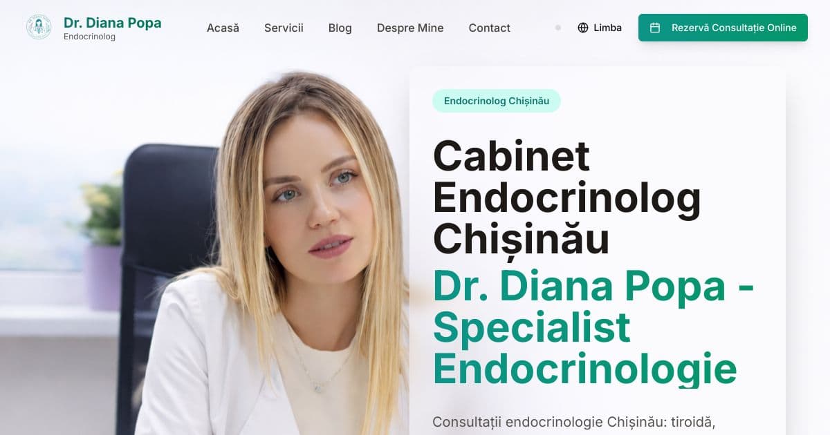 Popa Endo Care website preview